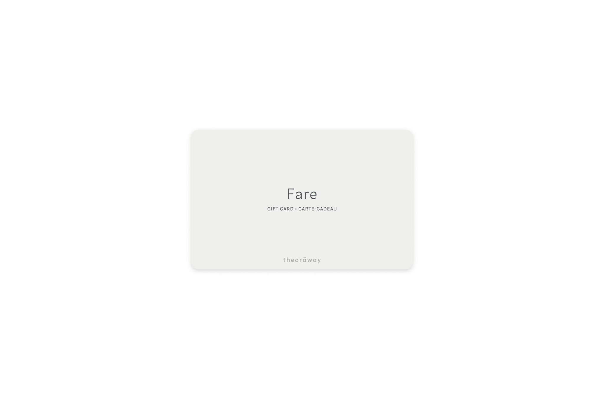 Fare Giftcard