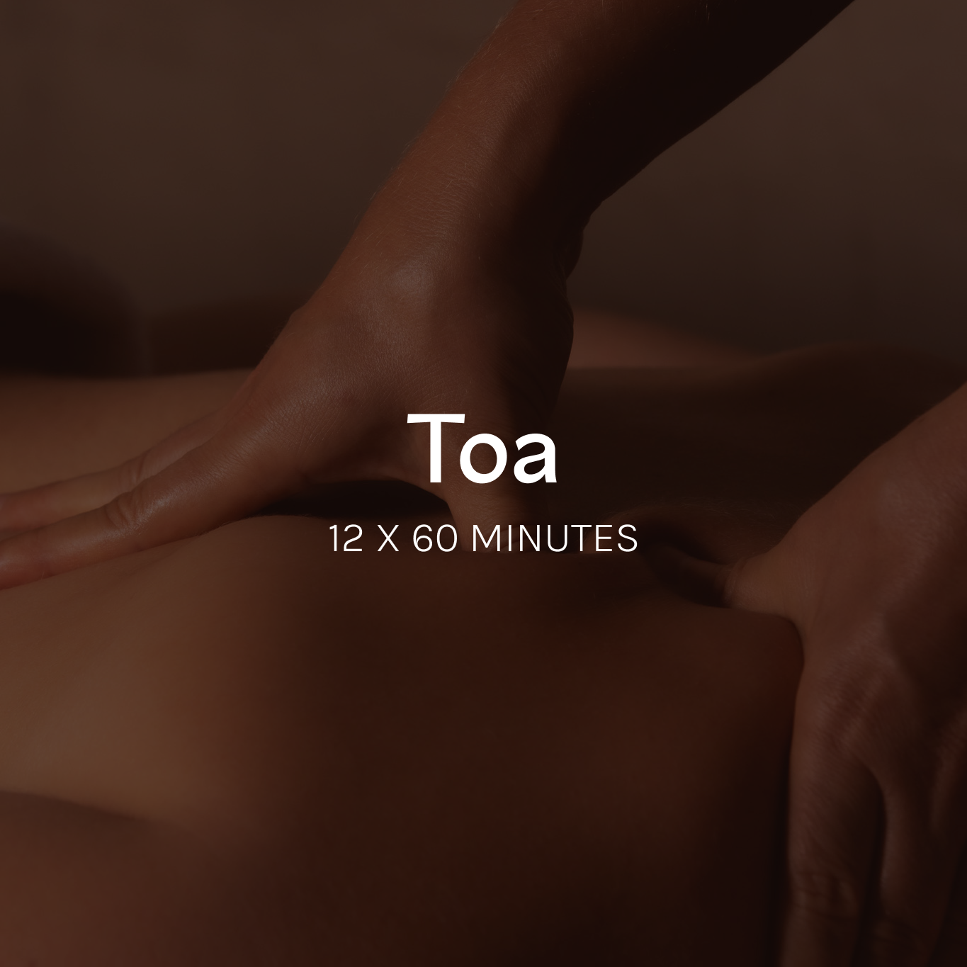 Forfait Massage 12 x 60 minutes